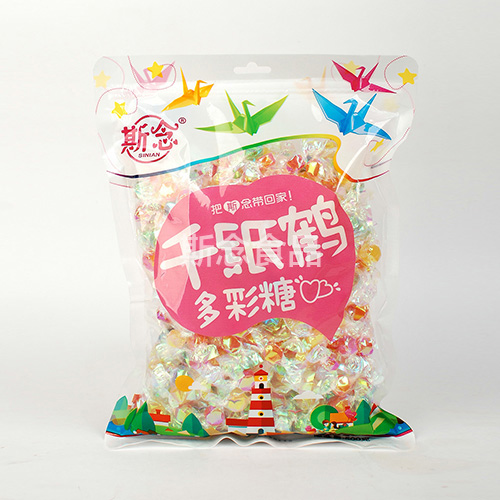 500克透明款千纸鹤糖果