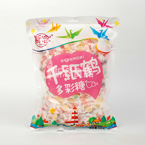 500克白磨砂款千纸鹤糖果